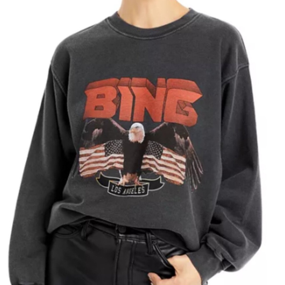 Anine Bing motorcycle sweatshirt